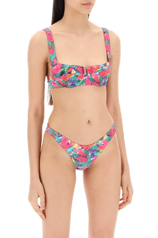 High-waisted bikini for women with scalloped edges for a feminine touch -brigitte bikini set