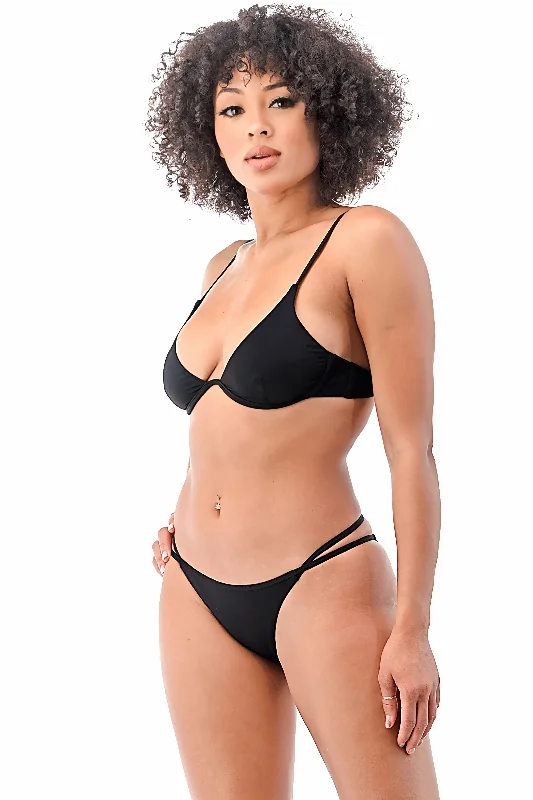 Affordable swim sets with fun pattern designs -The Dori Bikini Set