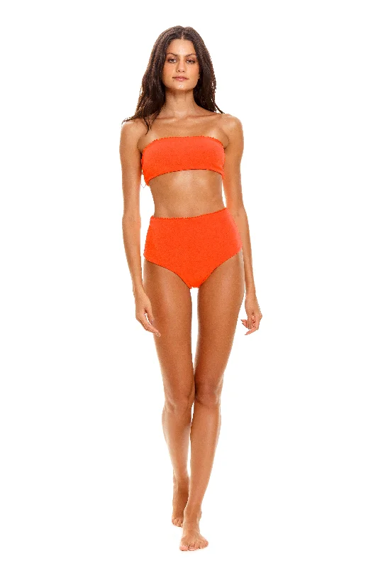 Strapless swim tops for even sun exposure -Lize Boreal Bikini Top