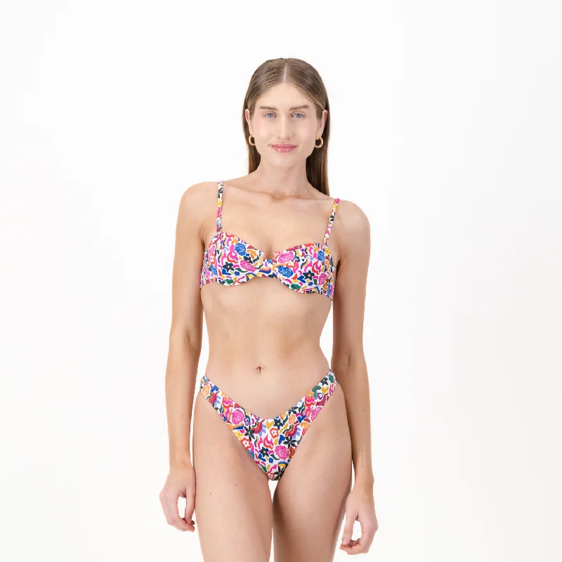 Floral swim sets with delicate petal patterns -The Tay Tay Set | Flora