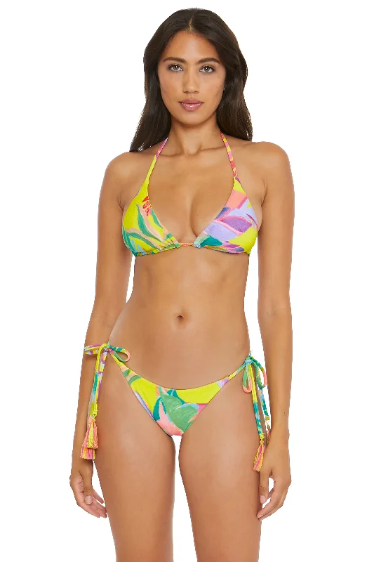 Stylish bikini swim tops for summer beach days -Costa Bella Triangle Top