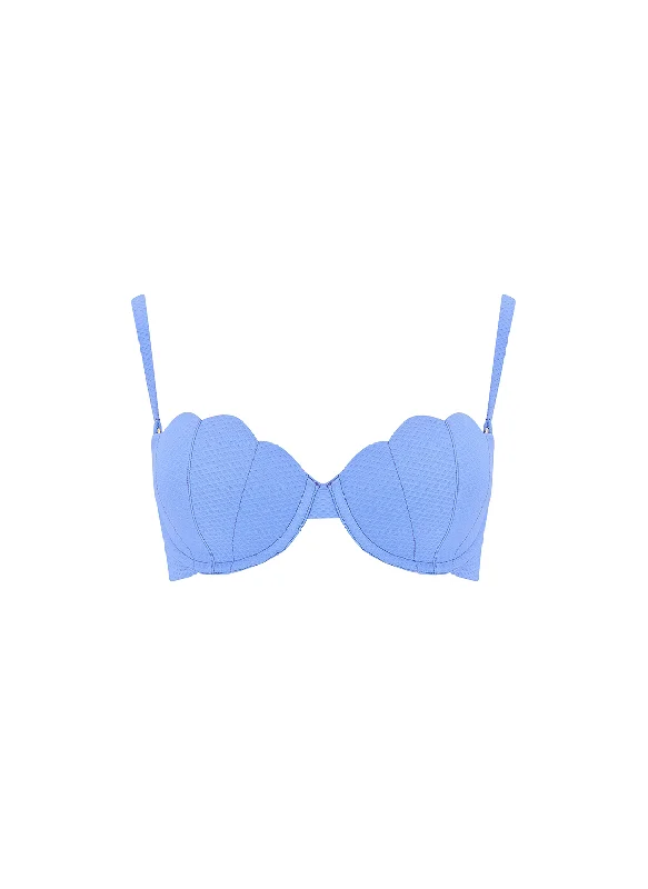 Durable bikini swim tops for frequent use -The Contour Bra - Hyacinth