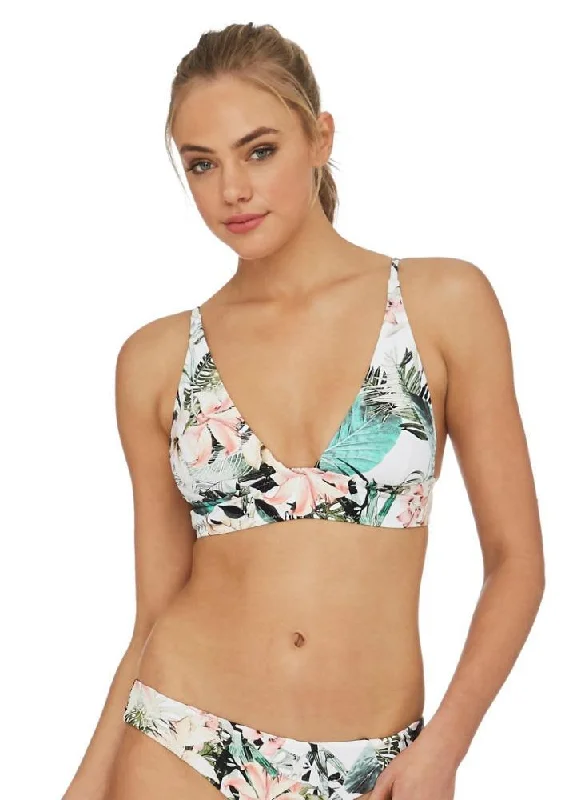 Sexy bikini for women with thong bottoms and daring, cheeky back for bold style -Sunseeker S11567 Wide Tri Bralette Bikini Bra