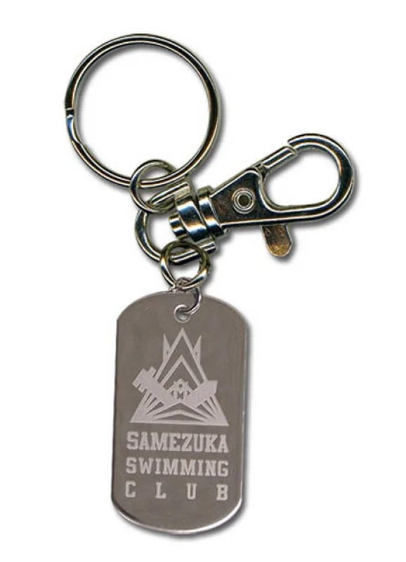 Black One-Pieces for Versatile -Free! - Samezuka Swimming Club Dog Tag Keychain