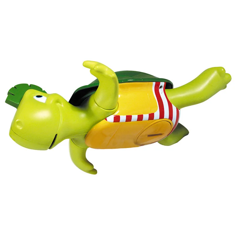 Nylon One-Pieces for Stretch -Tomy Bath Toy Swim and Sing Turtle