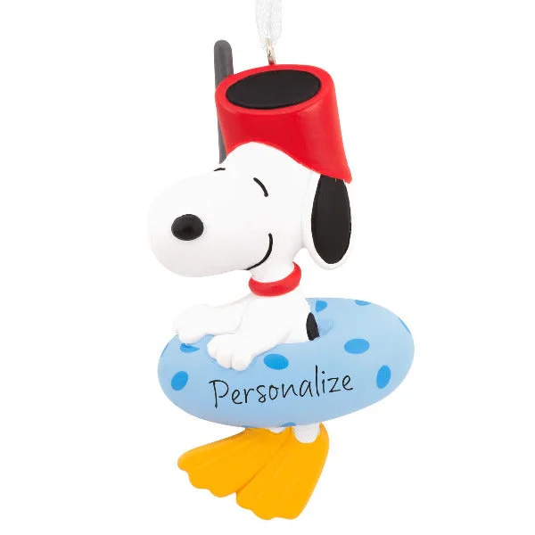 Maternity One-Pieces for Pregnancy -Peanuts® Snoopy Swim Time Personalized Hallmark Ornament