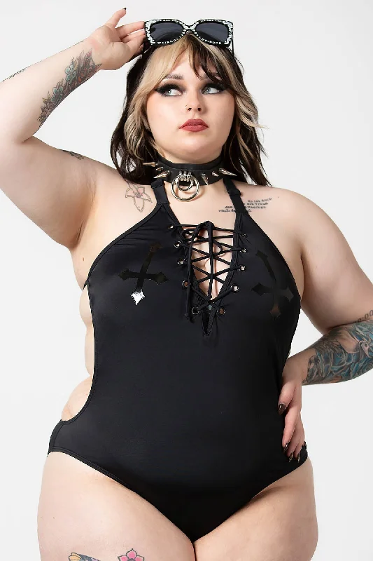 Geometric One-Pieces for Design -Lita Swimsuit [PLUS]