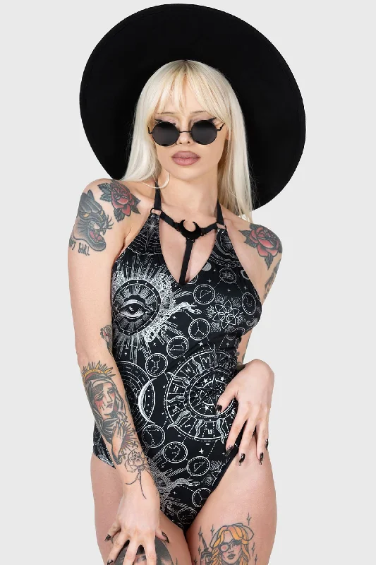 Cocktail One-Pieces for Event -Lunar Tide Swimsuit