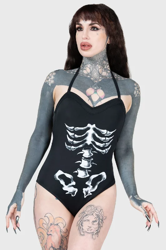 Business One-Pieces for Meeting -Show Your Bones Swimsuit