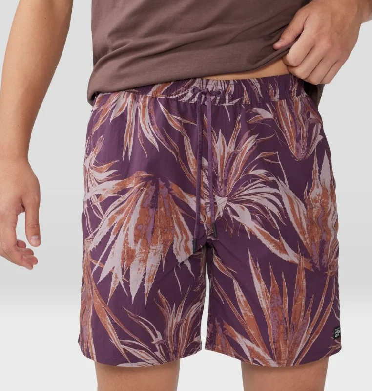 Belted One-Pieces for Shape -Men's Stryder Swim Short - Dusty Purple Yucca Print