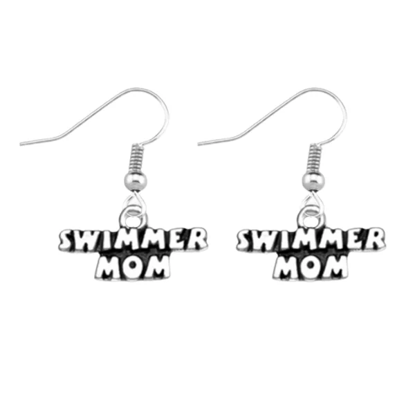 Office One-Pieces for Workday -Swim Mom Earrings