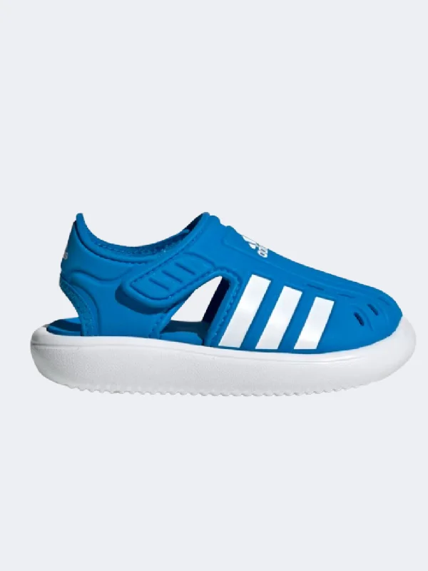 Jumpsuit One-Pieces for Fashion -Adidas Water Infant Boys Swim Sandals Blue/White