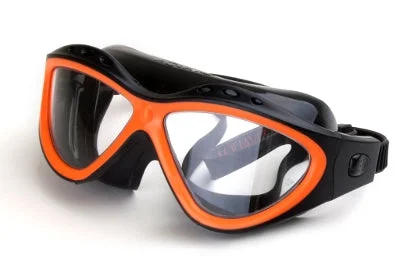 Beige One-Pieces for Neutral -AQUAVIZ PRO Swim Goggle_Black/Orange