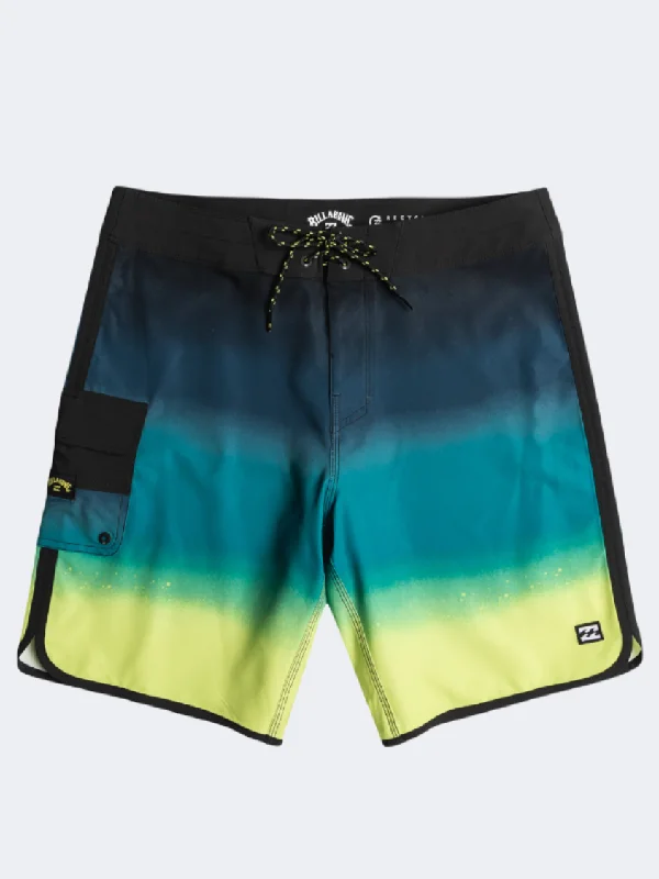 Low-Waisted One-Pieces for Relaxed -Billabong 73 Fade Pro Men Beach Swim Short Black