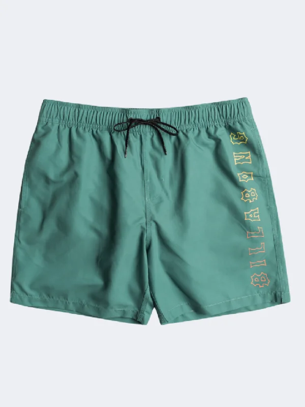 Wrap One-Pieces for Versatile -Billabong All Day Heritage Men Beach Swim Short Jade Stone