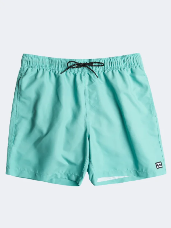 Mini One-Pieces for Youthful -Billabong All Day Layback Men Beach Swim Short Poolside Blue