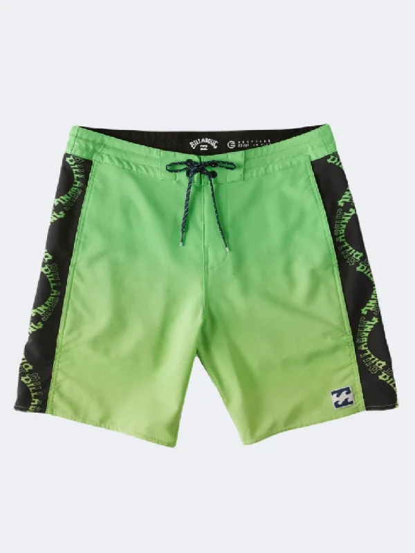 Snowboard One-Pieces for Slopes -Billabong D Bah Lo Tide Men Beach Swim Short Neon Lime