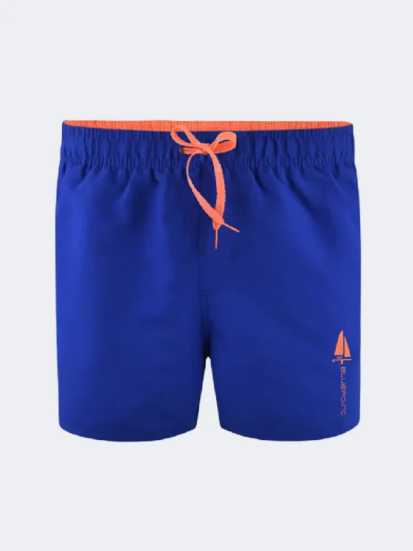 Fishing One-Pieces for Outdoors -Blue Point Men Beach Swim Short Royal Blue