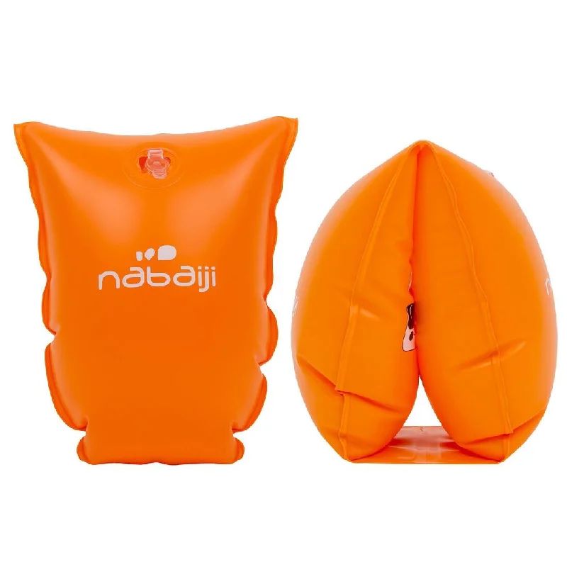 Buttoned One-Pieces for Style -Swimming armbands for 11-30 kg kids - orange