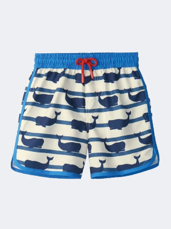 Jumpsuit One-Pieces for Fashion -Hatley Nautical Whale Boys Beach Swim Short Blue/Navy/White