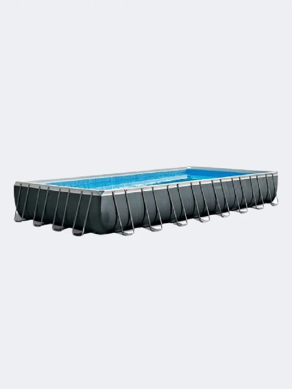 Printed One-Pieces with Patterns -Intex Ultra Frame Rectangle Beach Swimming Pool Black