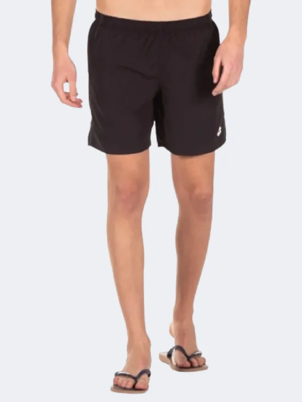 Pink One-Pieces for Feminine -Lotto Beach Basic Men Swiim Swim Short Black