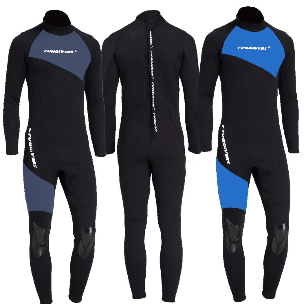 Strapless swim sets for minimal tan lines -Men‘s Neoprene 2mm Wetsuit  Warm Diving Suit Swimwear  One Piece