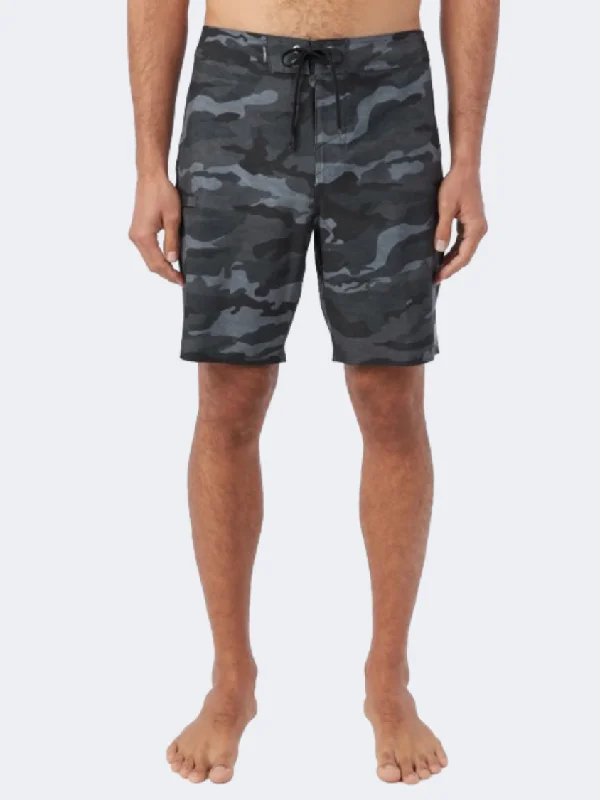 Minimalist One-Pieces for Simplicity -ONeill Heat Camo 19 Inch Men Beach Swim Short Black Camo