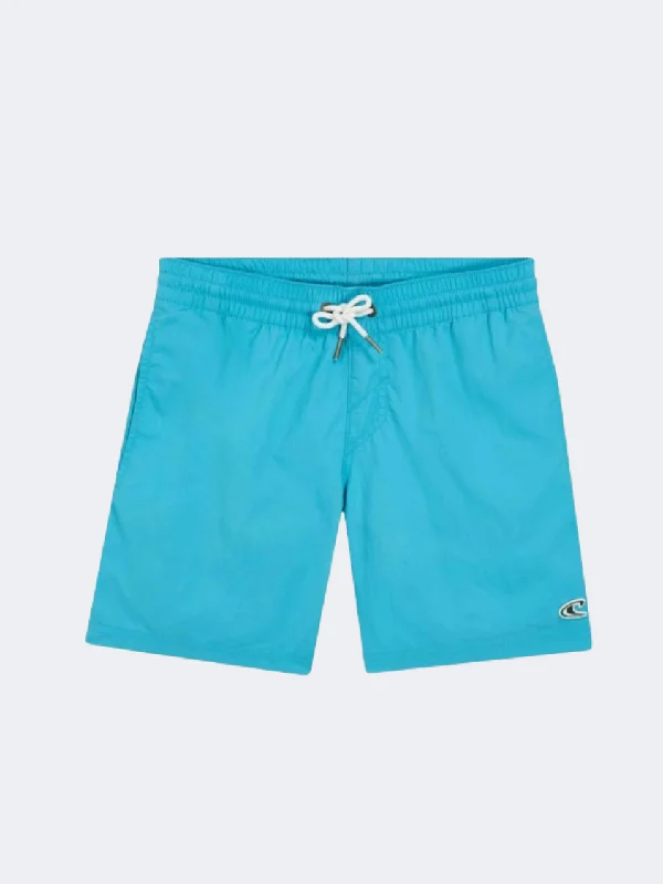 Office One-Pieces for Workday -ONeill Vert 14 Inch Boys Beach Swim Short Neon Blue