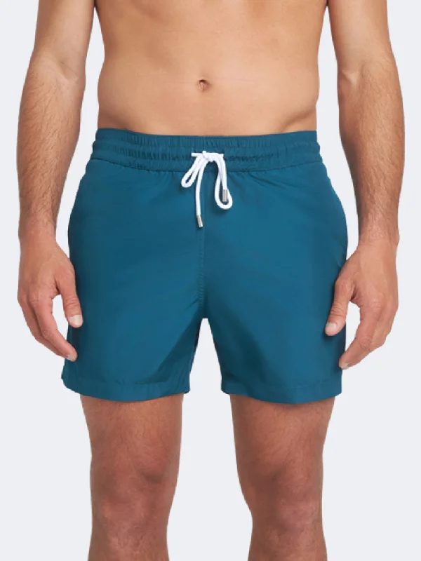 Wrap One-Pieces for Versatile -Sea You Soon Limniona Men Beach Swim Short Emerald