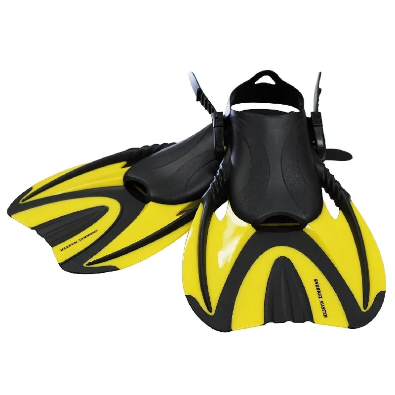 Contemporary One-Pieces for Fashion -Snorkel Master Adult Yellow Swimming Snorkeling Fins