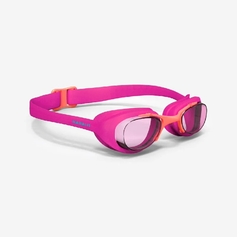 Solid Color One-Pieces for Simple -Swimming goggles XBASE - Clear lenses - Kids' size