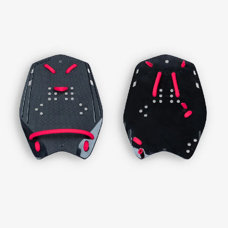 Tie-Up One-Pieces for Detail -SWIMMING HAND PADDLES 900 L BLACK RED