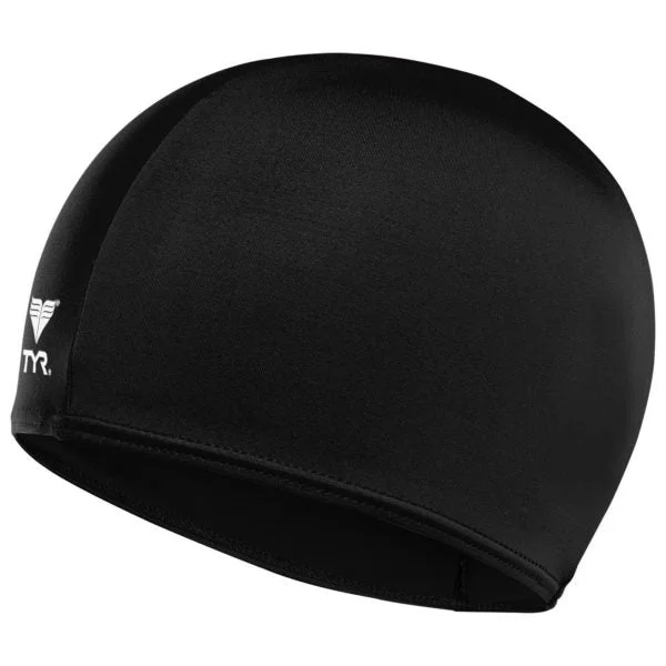 Belted One-Pieces for Shape -Tyr Unisex Swimming Lcy-001 Solid Lycra Caps Black Swim Cap