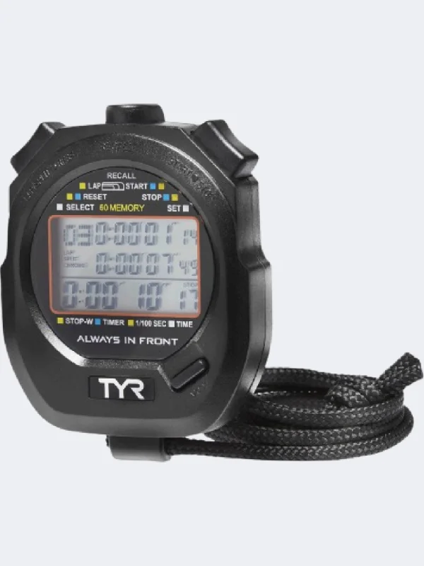 Painting One-Pieces for Art -Tyr Z200 Stop Unisex Swim Watch Black