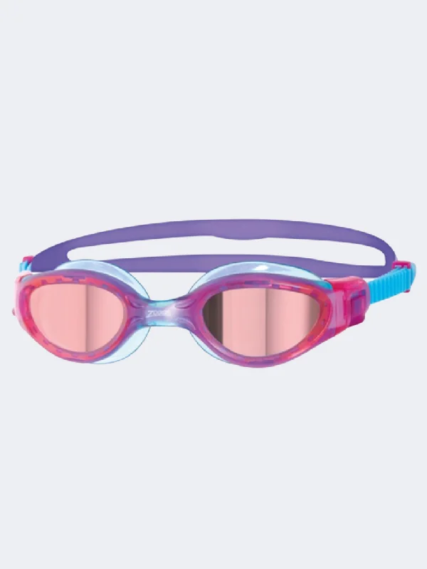 Business One-Pieces for Meeting -Zoggs Phantom Elite Mirror Unisex Swim Goggles Pink/Blue/Red