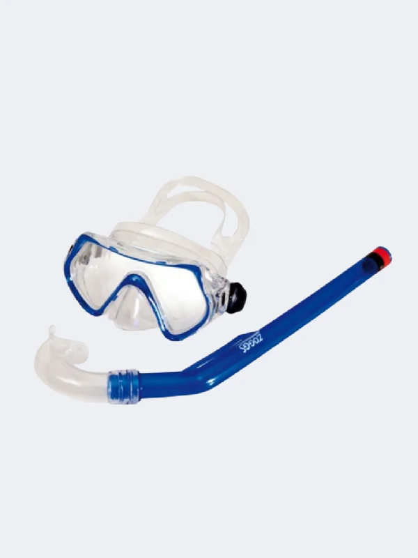 White One-Pieces for Elegant -Zoggs Reef Explorer Kids Swim Snorkel White/Blue